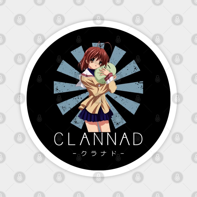 Vintage Nagisa Clannad Manga Magnet by Cierra Bauch